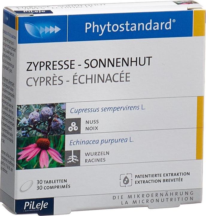 Produktbild Phytostandarts Pileje  Zypresse und Sonnenhut (30 Stück, Tabletten, 35 g)