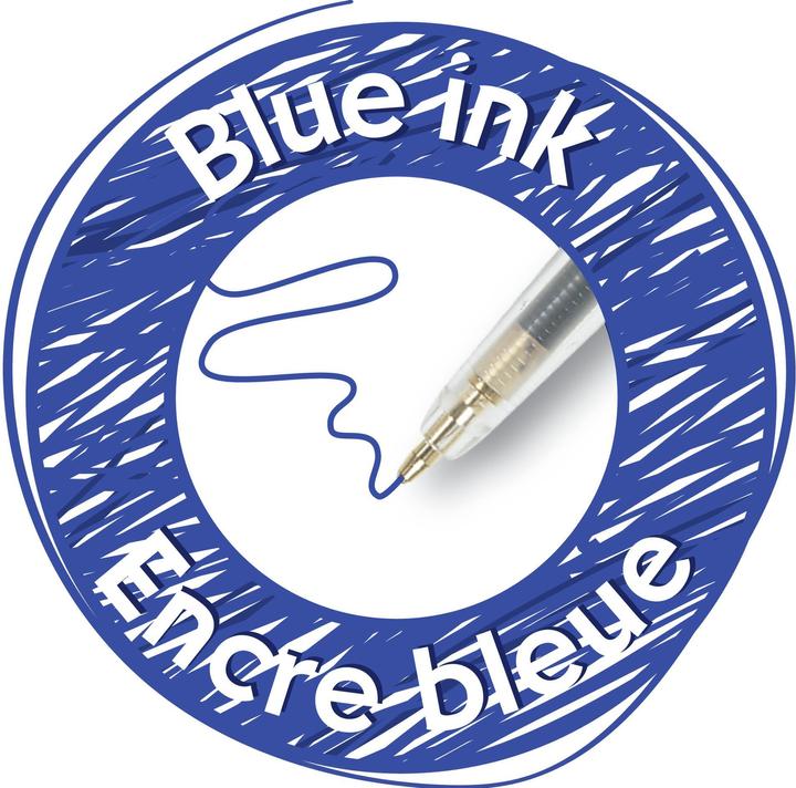 Image du produit Bic Stylo à bille 0.32 mm, 50 pièces, bleu (Bleu, Transparent, 50 x)