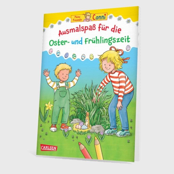 Actual product image Conni Yellow Series (activity book): Colouring fun for Easter and springtime