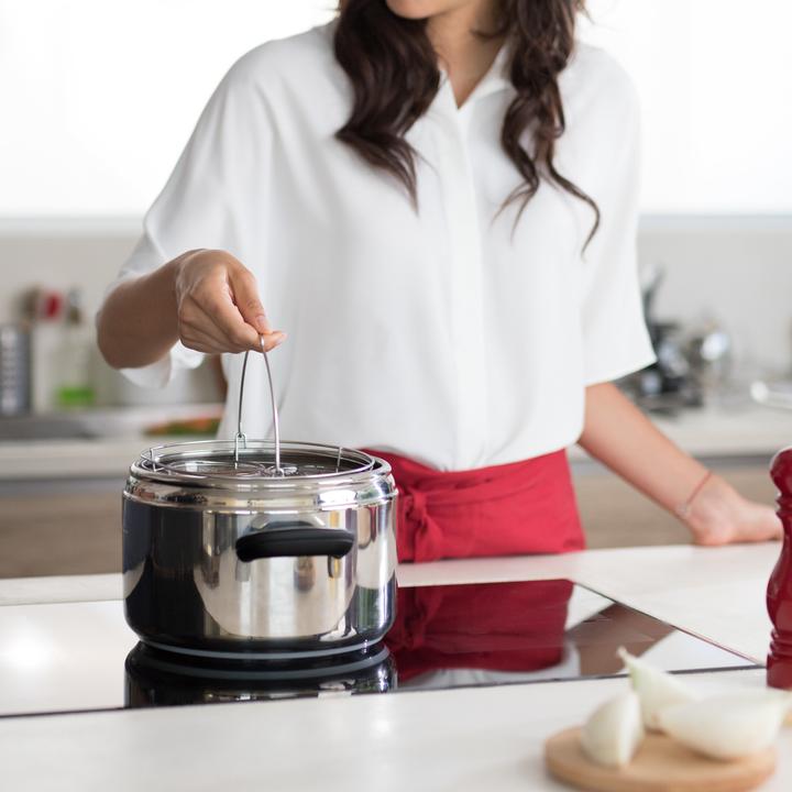 Image du produit Lagostina Autocuiseur Mia, 22 cm, 5 L (22 cm, Cuiseur à vapeur, Acier inoxydable)