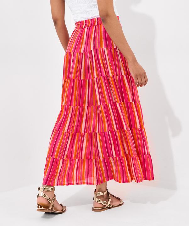 Produktbild Joe Browns Striped Flowy Tiered Modal Maxi Skirt (38)