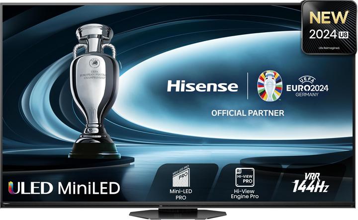 Image du produit Hisense TV 75U8NQ (75", U8NQ, Mini-LED, DHU, 2024)