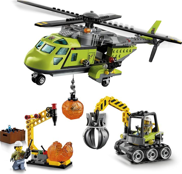 Immagine prodotto LEGO Elicottero Vulcan (60123, LEGO City)