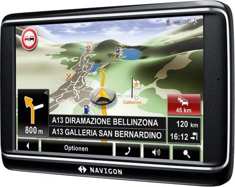 Produktbild Navigon 70 Premium, Bluetooth, TMC, Europakarten