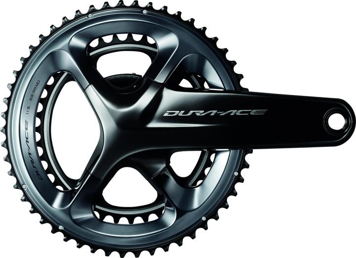 Actual product image Shimano Dura-Ace FC-R9100-P crankset with powermeter without chainring 11-speed (175 mm)