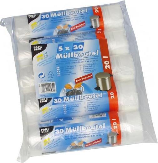 Papstar Afvalzakken 20 l, 150 stuks (150 x, 20 l)