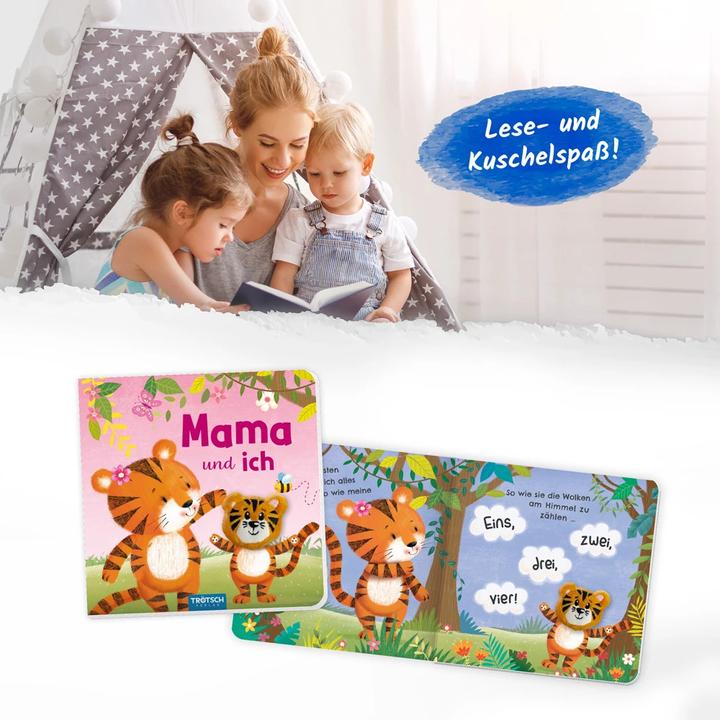 Immagine prodotto Libro di marionette a dita Mamma e io (Tedesco)