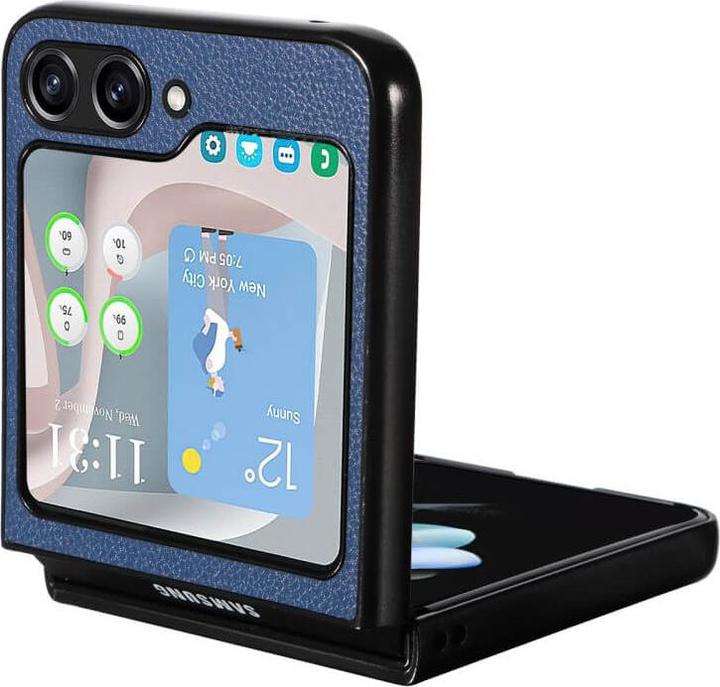 Image du produit Cover-Discount Galaxy Z Flip5 - Housse hybride bleu foncé (Samsung Galaxy Z Flip5)