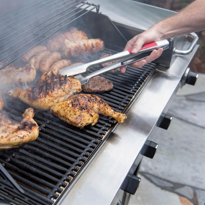 Actual product image Char Broil Premium barbecue tongs