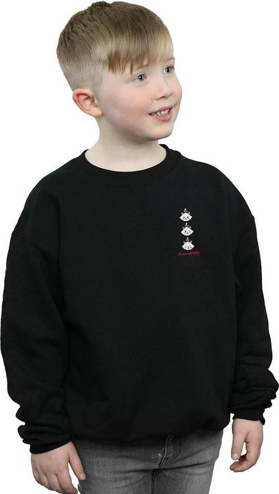 Actual product image Disney Boys Aristocats Marie Breast Print Sweatshirt (116)