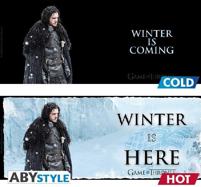 Actual product image No Name Game of Thrones Winter is here Mug (Thermo Effect) (460 ml, 1 x)
