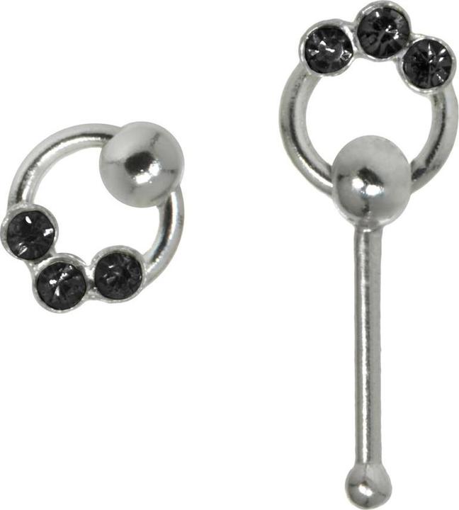 Immagine prodotto Bijouteria Piercing per naso (Vetro (di orologio), Argento 925)