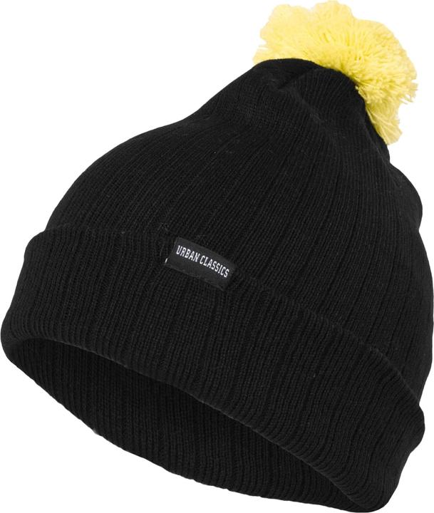 Urban Classics Neon Contrast Bobble Beanie (One Size)