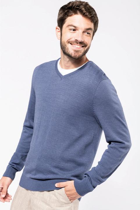 Produktbild Kariban Pullover mit V-Ausschnitt (4XL)