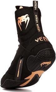 Actual product image Venum Boxing Shoes Boxing Boots / Elite / Black-Bronze / EU 39 (39)