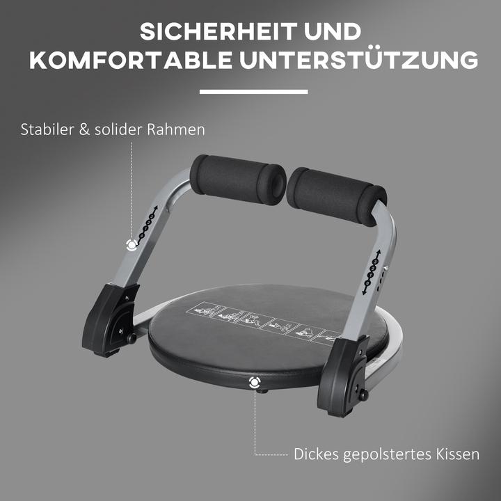 Image du produit Homcom Entraîneur pour abdominaux avec coussin d'assise