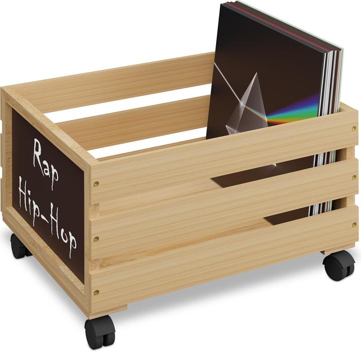 Image du produit Relaxdays Coffre à disques (Plaques)