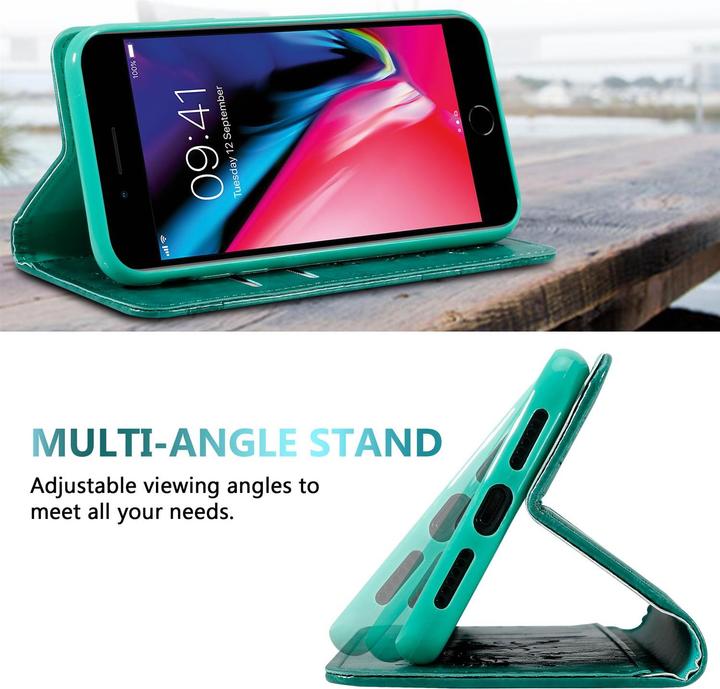 Image du produit Cadorabo Pochette Book avec ornements (Apple iPhone 7 Plus, Apple iPhone 7s Plus)