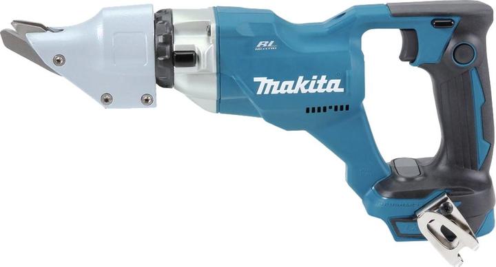 Actual product image Makita DJS 200 M1J Battery Sheet Metal Shears 18 V 2,0 mm Brushless + 1x Battery 4,0 Ah + Makpac - without