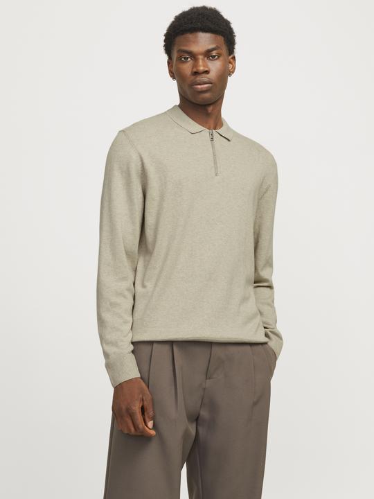 Produktbild Jack & Jones Jjeemil Knit Polo Half Zip Ls Noos (L)