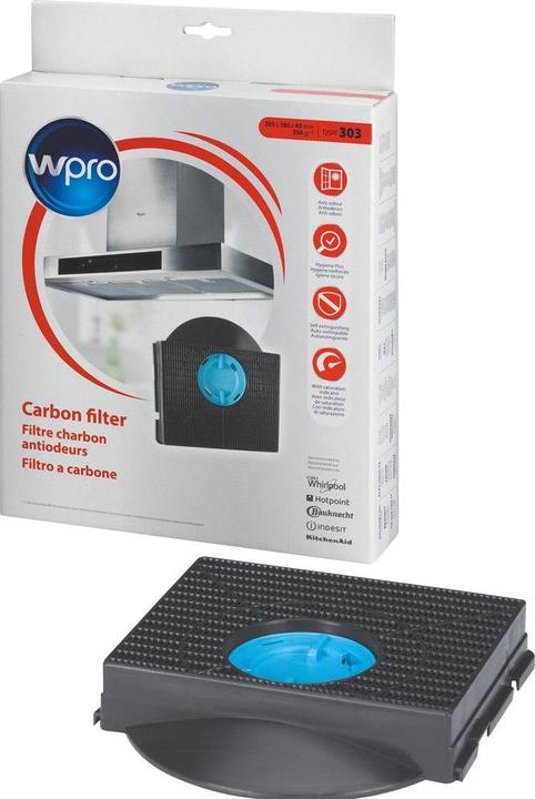 Produktbild Whirlpool Antibakterieller Aktivkohlefilter CHF303, 481281718532, Typ 303 - CHF303/1 484000008581