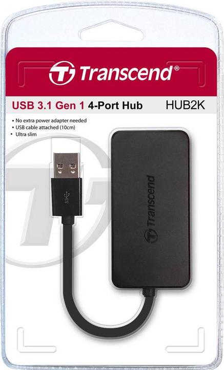 Image du produit Transcend TS-HUB2K (USB-C, 4 Ports)
