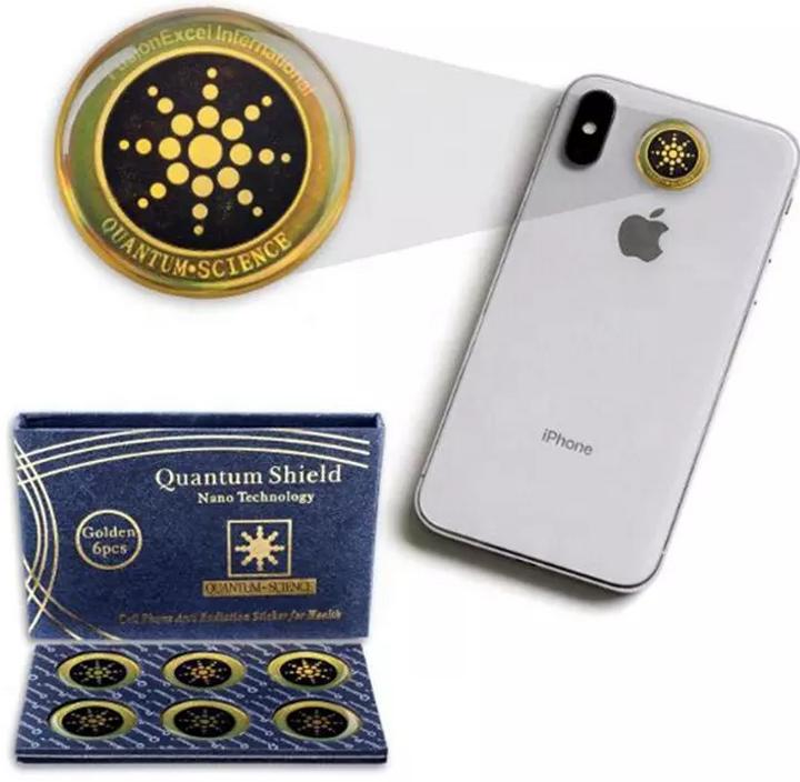 Image du produit PhoneLook Set de 6 pastilles patch autocollant anti-ondes et antiradiations pour téléphone