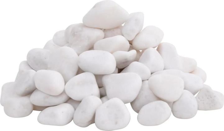 Immagine prodotto VidaXL Ciottoli levigati 25 kg Bianco 2-5 cm,Colore: Bianco,Materiale (Fondo, Pietra)