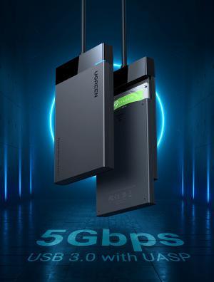 Actual product image Ugreen SATA SSD Enclosure (2.5")