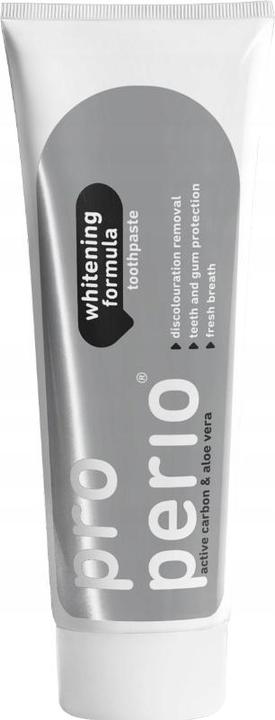 Actual product image Pro Perio Whitening Formula, Zahnpasta mit Whitening-Formel, Aktivkohle und Aloe Vera, 125 ml (125 ml)