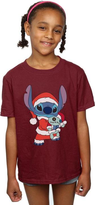 Produktbild Disney Lilo And Stitch Stitch Christmas TShirt Mädchen (140, 146)
