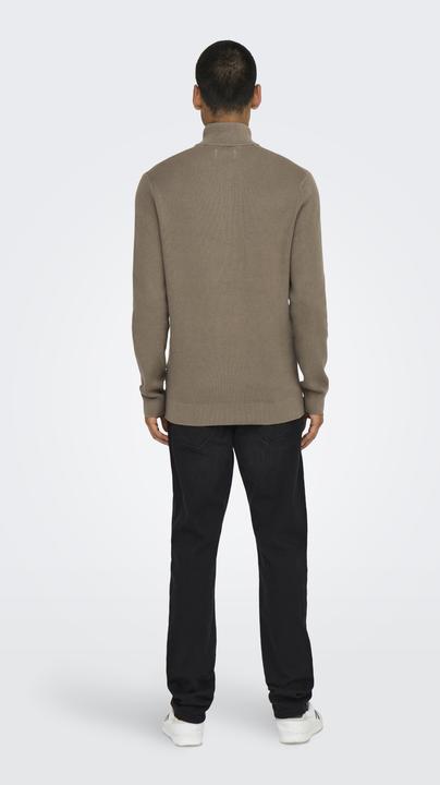 Produktbild Only & Sons Normal geschnitten Hoch geschlossen Pullover Strickpullover (XXL)
