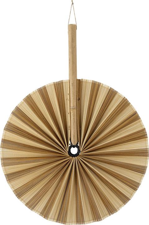 Bloomingville Macia Wall Decor, Yellow, Bamboo (Ø 37 x 50 cm)