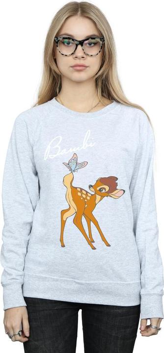 Actual product image Disney Womens/Ladies Bambi Butterfly Tail Sweatshirt (XL)