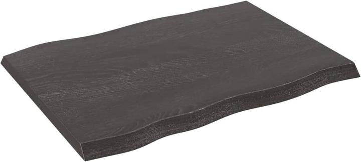 Actual product image VidaXL Tischplatte 80x60x4 cm Massivholz Eiche Behandelt (80 x 60 x 4 cm)