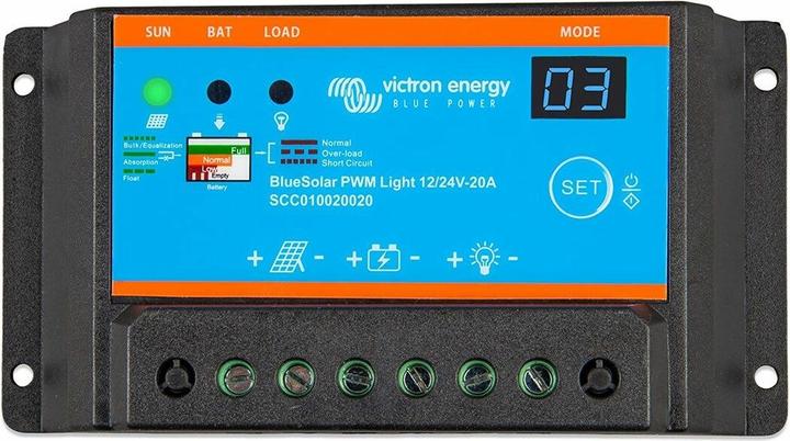 Produktbild Victron Energy BlueSolar PWM-Light 12V 24V 5A Solar Laderegler