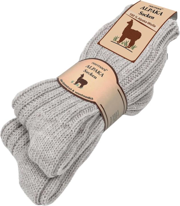 Image du produit Normani 2 paires de chaussettes en alpaga avec laine (lot de 2, 35 - 38)