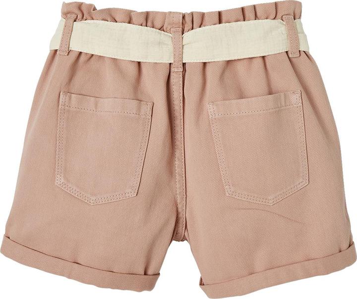 Vertbaudet Mädchen Paperbag-Shorts mit Stoffgürtel (140)