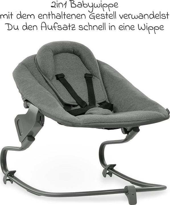 Produktbild Hauck Hochstühle Alpha Plus Natur XXL Newborn Set - Hochstuhl + 2in1 (Hochstuhl)