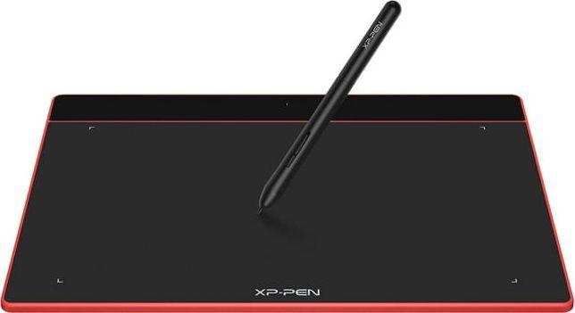 Actual product image XP-Pen Graphics tablet Deco Fun L Carmine Red