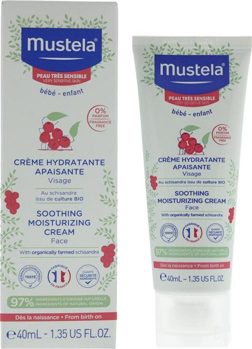 Actual product image Mustela Soothing face cream