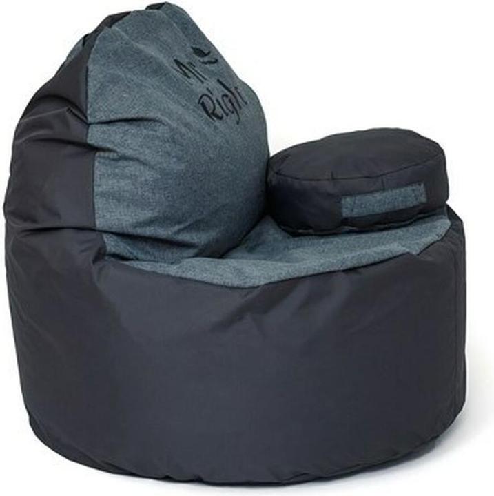 Produktbild Go Gift Sako sack pouffe Kaffee graphit-grau XXL 120 x 80 cm