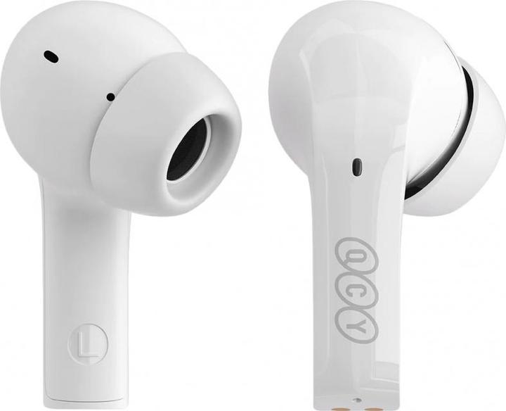 Actual product image QCY T18 TWS Earphones (white) (30 h, Wireless)