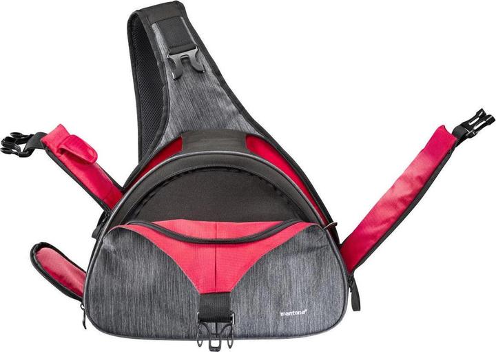 Image du produit mantona Etui pour appareil photo Triangel Gris (Sac à bandoulière pour appareil photo, 17.76 l)