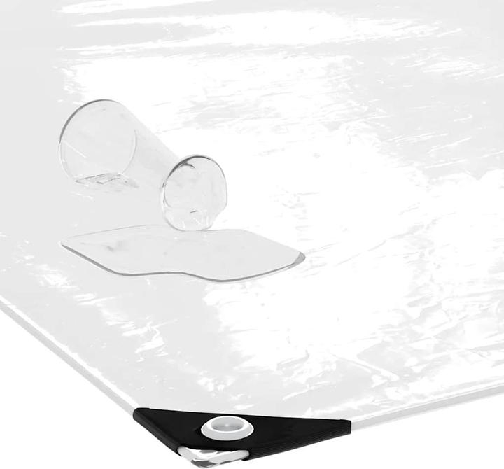 Produktbild VidaXL Transparente Plane mit Ösen 5x10 m PVC durchsichtige Plane (500 x 1000 cm)