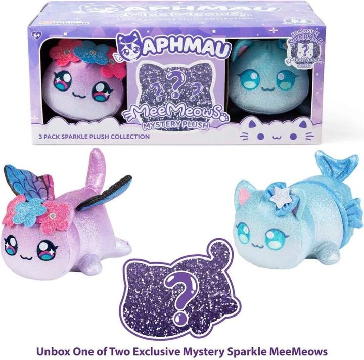 Actual product image Maki Aphmau - MeeMeow Plush Sparkle Set (262-60200) (13 cm)