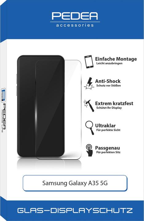 Produktbild Pedea Glas Displayschutz (1 Stück, Samsung Galaxy A35)