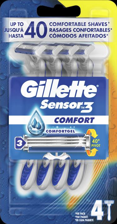 Gillette Sensor3 Einwegrasierer x4 (4 x)