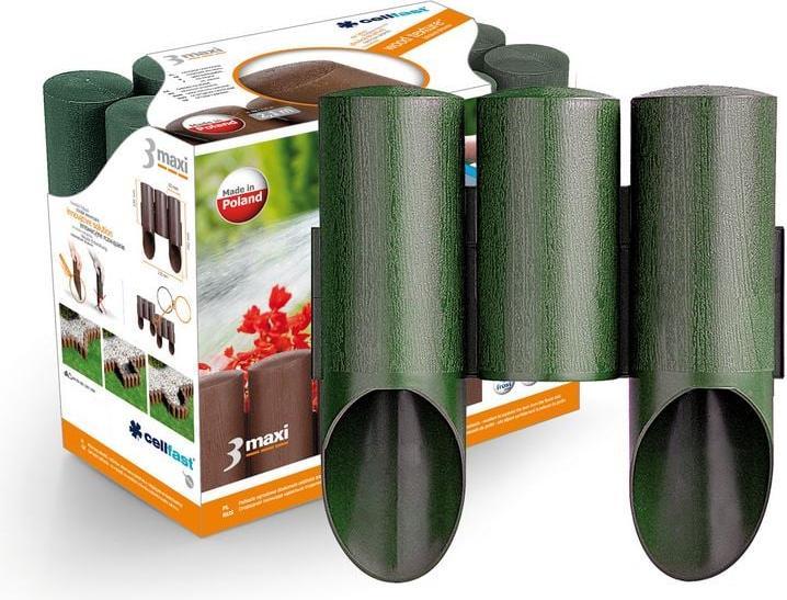 Produktbild Cellfast Gartenpalisade MAXI 2,1 m 3 Elemente grün - 34-012 (210 cm)