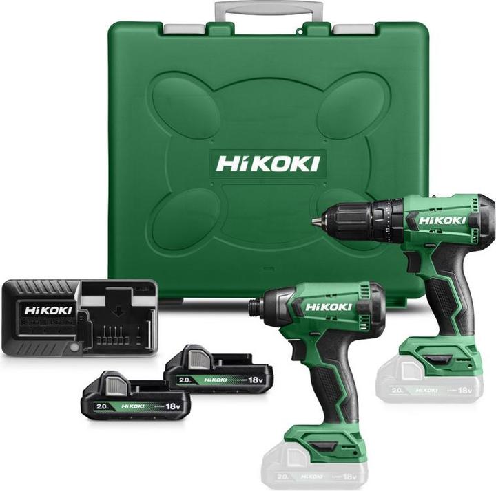 Productafbeelding Hitachi HIKOKI ZESTAW 18V KC18DAW (DV18DA+WH18DA) (Oplaadbare batterij)